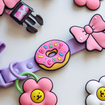 I Donut Care Pink Jiby Dog Charm